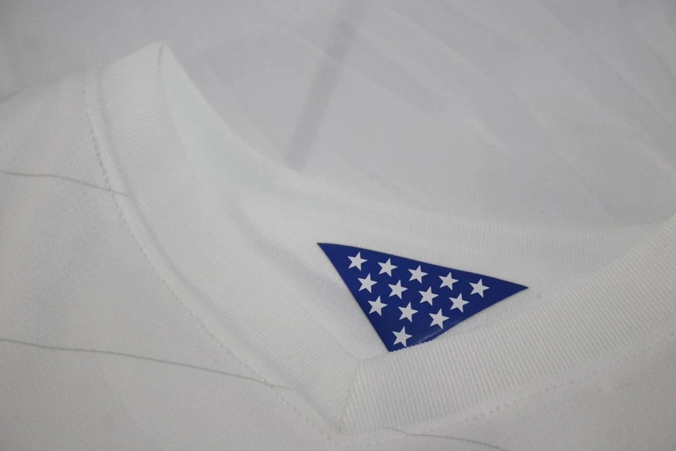 Nike USA Youth L White Soccer Jersey 2014 Authentic STINE #5 Kids - Image 4 of 4