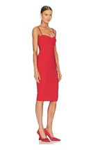 Nookie Allure Midi Dress in Cherry Red Party Sexy S (4)NWT $219