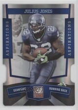 2010 Donruss Elite Aspirations Die-Cut 48/78 Julius Jones #86 9s2