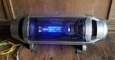 KENWOOD SW201X Powered Subwoofer Rare Vintage Car Audio Tested