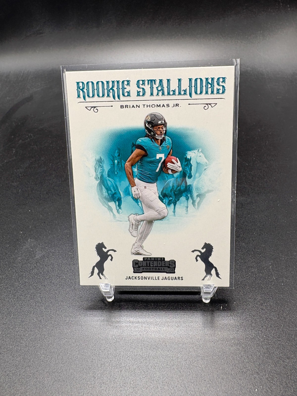 Brian Thomas Jr. Rookie Stallions 2024 Panini Contenders #14 RC Jaguars