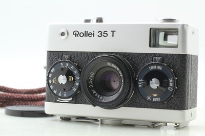 *Near Mint Meter Works* Rollei 35 T Silver Film Camera 40mm F3.5 From JAPAN