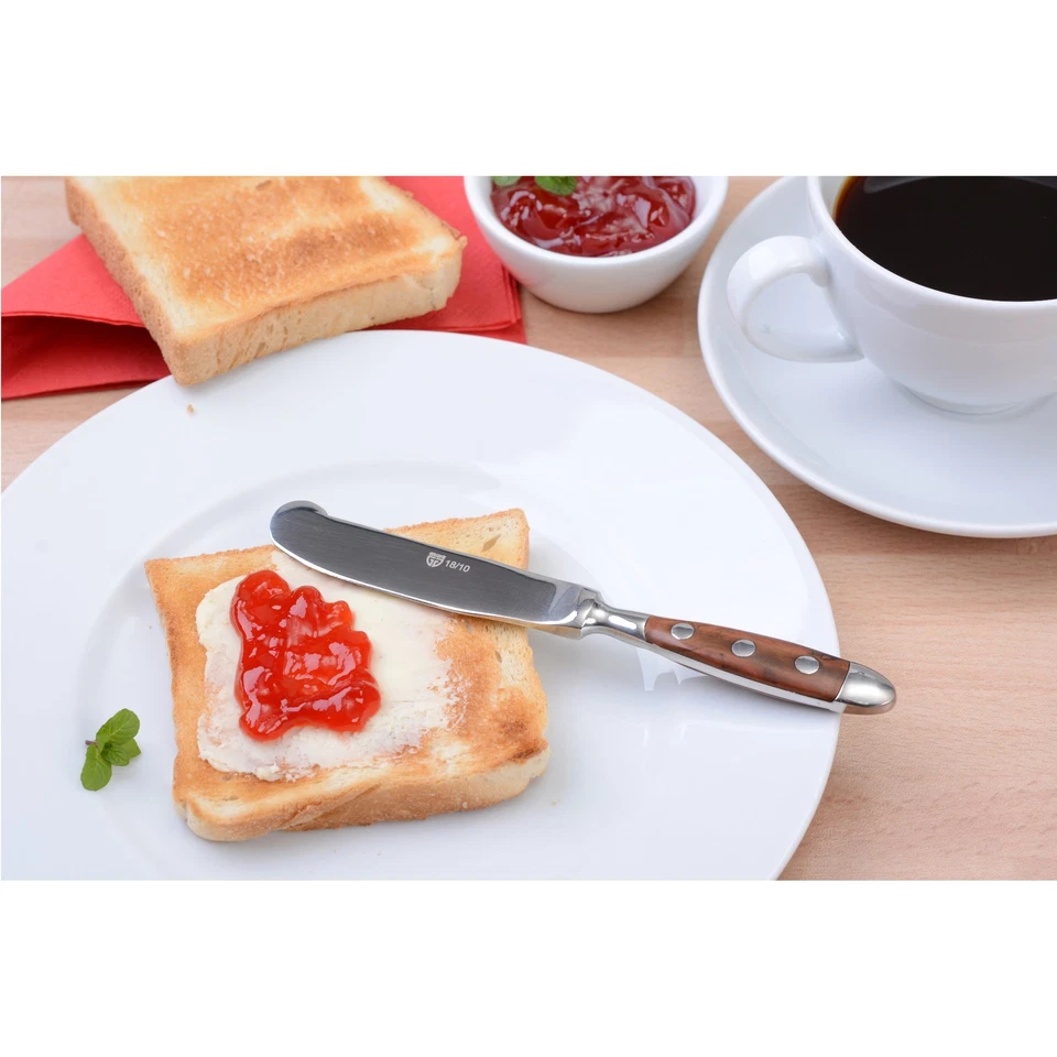 GRÄWE Buttermesser geschmiedet, Serie Nürnberg, BRAUN, Edelstahl 18/10 - Bild 2 von 3