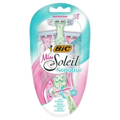 BiC Miss Soleil Sensitive 3-Klingen-Damenrasierer, 3er-Pack
