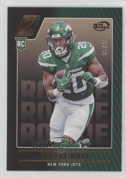 2022 Panini Zenith Rookies 3rd Down 5/35 Breece Hall #114 Rookie RC 13jg