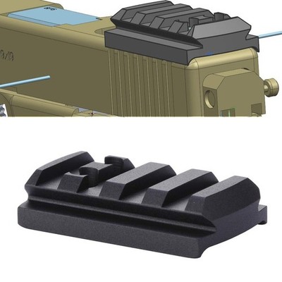 TuFok Mount Plate for G17/19/22/23/26/27/34 Rail - Fits Bushnell Trophy TRS-2...