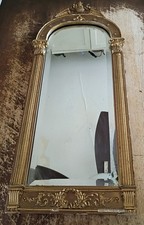 Antique Gold Gilt Mirror Louis  XVI Style 25 ...