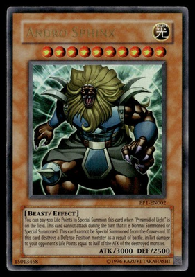#ad Andro Sphinx EP1 EN002 Ultra Rare Exclusive Pack 2004 YuGiOh $2.99