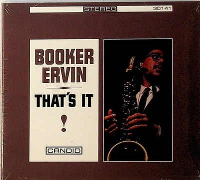 Booker Ervin -Thats It -Remastered CD -NEW -2022 (Horace Parlan) 1961 Jazz