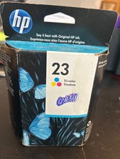 HP 23 Tri Color Ink Cartridge for Deskjet Officejet NIB Sealed 2012 Genuine