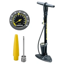 	Topeak JoeBlow Max Hp Bike Floor Pump 160 Psi/11 Bar TwinHead fits Presta	