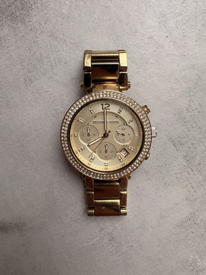 Gebrauchte Michael Kors Goldene Armbanduhr 5354 für Damen