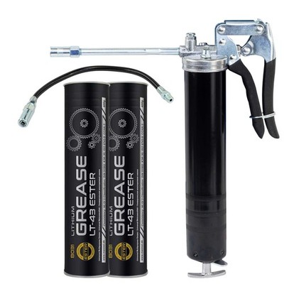 Mehrzweckfett Fett 8031 MN LT-43 Schmierfett MANNOL 2 X 400 g + Fettpresse