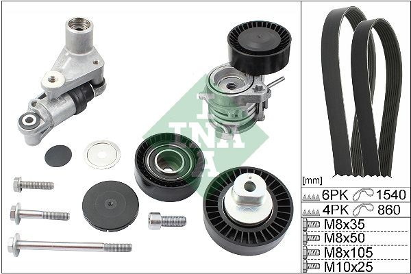 Schaeffler INA 529 0053 10 Keilrippenriemensatz FüR BMW-image