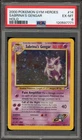 Pokemon Sabrina's Gengar Gym Heroes Unlimited Holo Rare #14 PSA 6