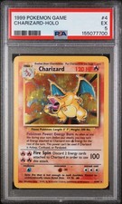 PSA 5 - 1999 Pokemon Base Set Charizard Holo #4/102
