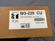 TOA BG-220 Mixer / Amplifier, 20 Watt, 70 Volt Speaker Output