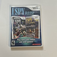I Spy Game Pack Ultimate and Spooky Mansion Nintendo Wii 2011 Complete Tested