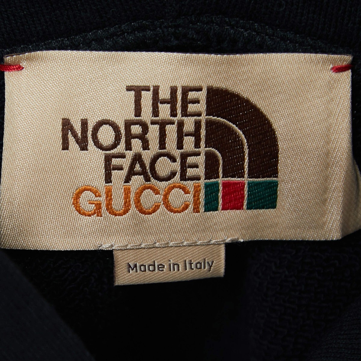 グッチ★GUCCI☆バックロゴ★万能ブラックノースリーブニット Gucci X The North Face Black Logo Print Cotton Hoodie M | eBay