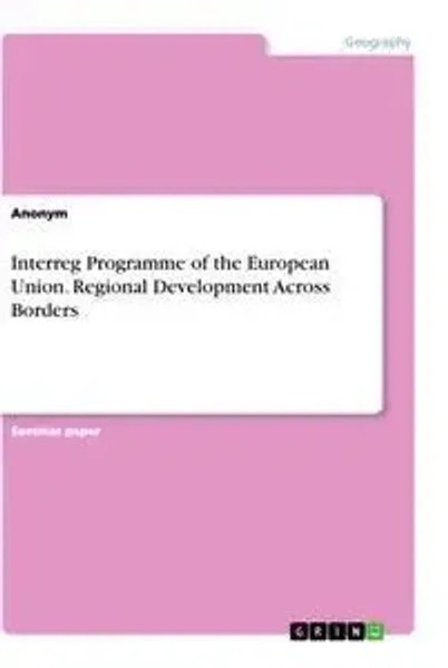 Anonym | Interreg Programme Of The European Union. Regional Development...-image