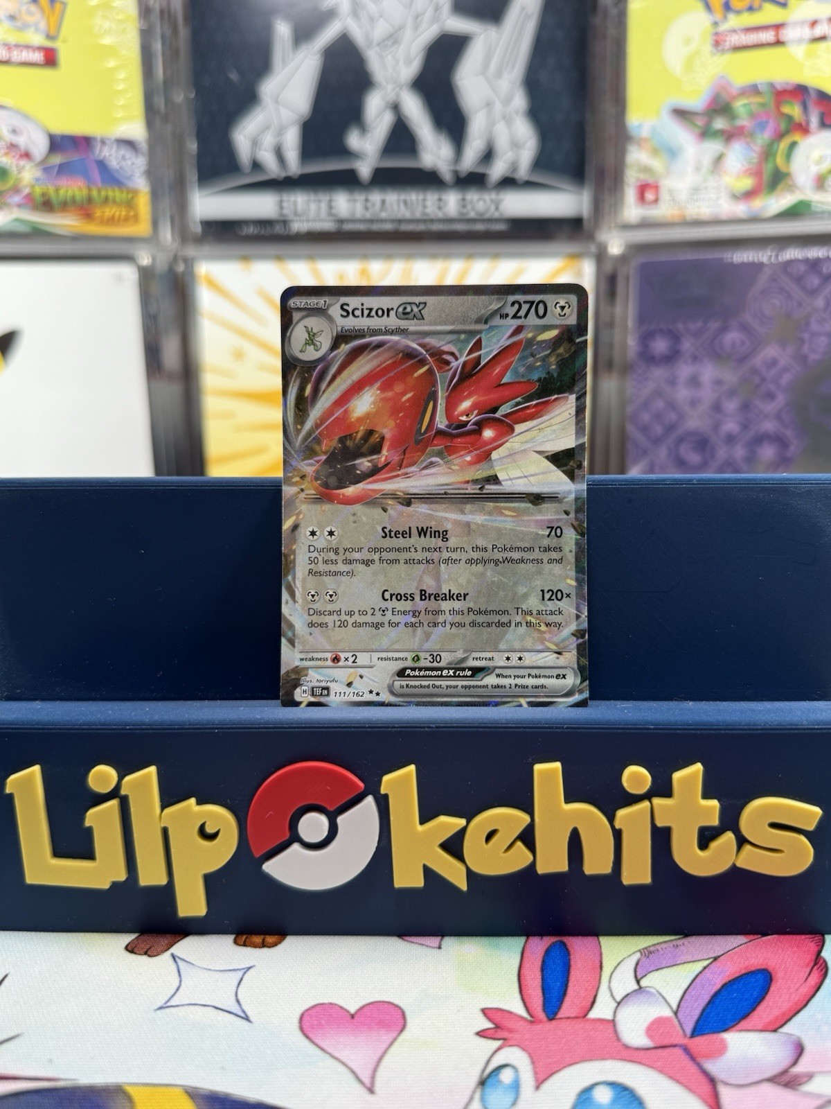 Scizor EX 111/162SV05: Temporal Forces Double Rare NM Condition
