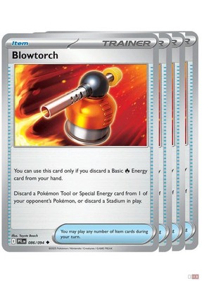 4x ME02: Phantasmal Flames Uncommon Regular 086/094 Blowtorch