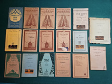 Lot ancien de 17 W.H. Scénarios de pièces musicales de théâtre Baker Co. de 1919 à 1965