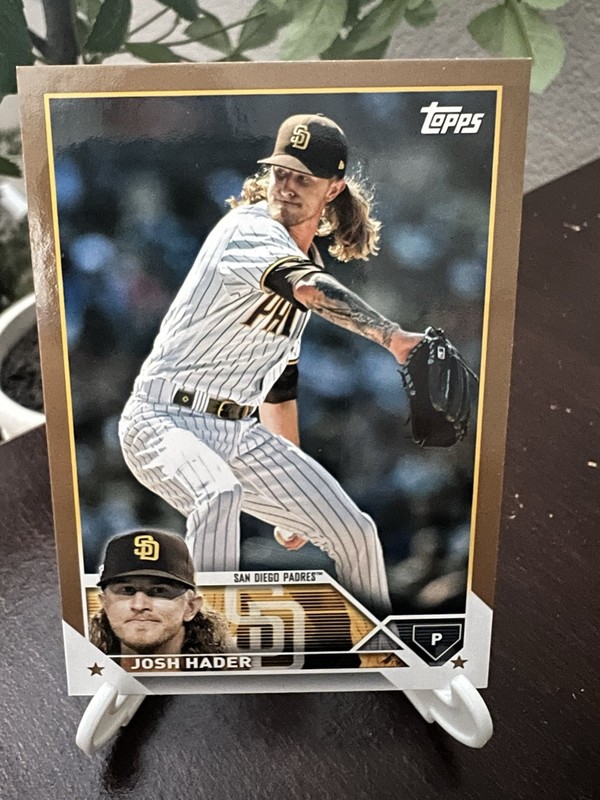2023 Topps Complete Set Josh Hader Gold Border #392 /2023
