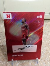 ANTRELL TAYLOR 2025-26 ONIT Nebraska Wrestling AUTOGRAPH AUTO 17/50