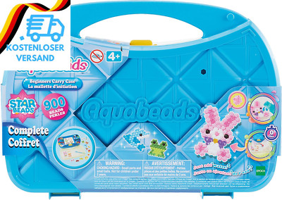 Aquabeads 31912 Starter Set Im Koffer - Bastelset, Mit 900 Bunten Perlen, Einfac