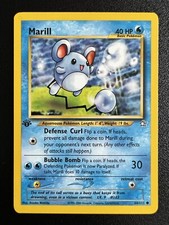 Marill - 66/111 - Common - 1st Edition - Neo Genesis - LP - Pokemon