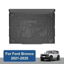 Cargo Liner Tpe Rubber Trunk Mat All Weather For Car Ford Bronco 2021-2025 Cargo Liner Tpe Rubber Trunk Mat All Weather For Car Ford Bronco 2021-2025