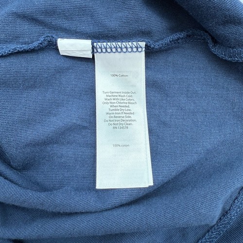 Vineyard Vines Vintage Kids Medium (12-14) Blue White Whale Long Sleeve T Shirt - Picture 6 of 11