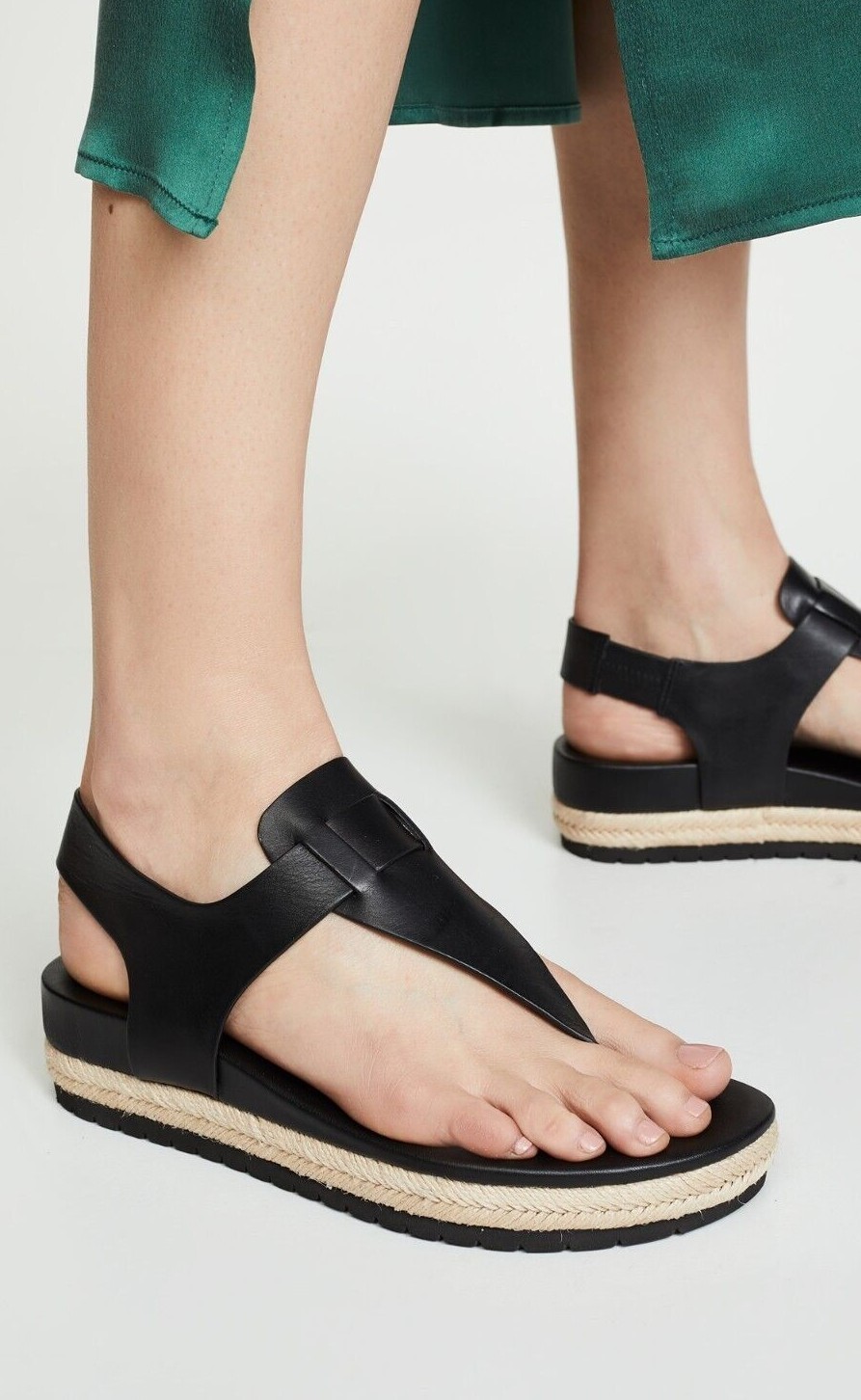 vince flint espadrille thong sandal