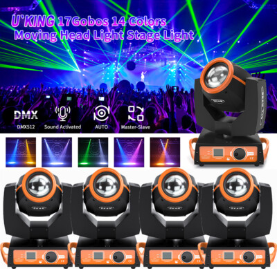 4pcs 230W 7R Sharpy Moving Head Light Beam 16+8 Prism Gobo Bar DJ Stage Lighting