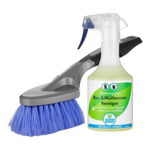 CLEANOFANT organiczny środek do czyszczenia pojemników na śmieci mikrobiologiczny 500 ml + szczotka czyszcząca - Zdjęcie 1 z 9