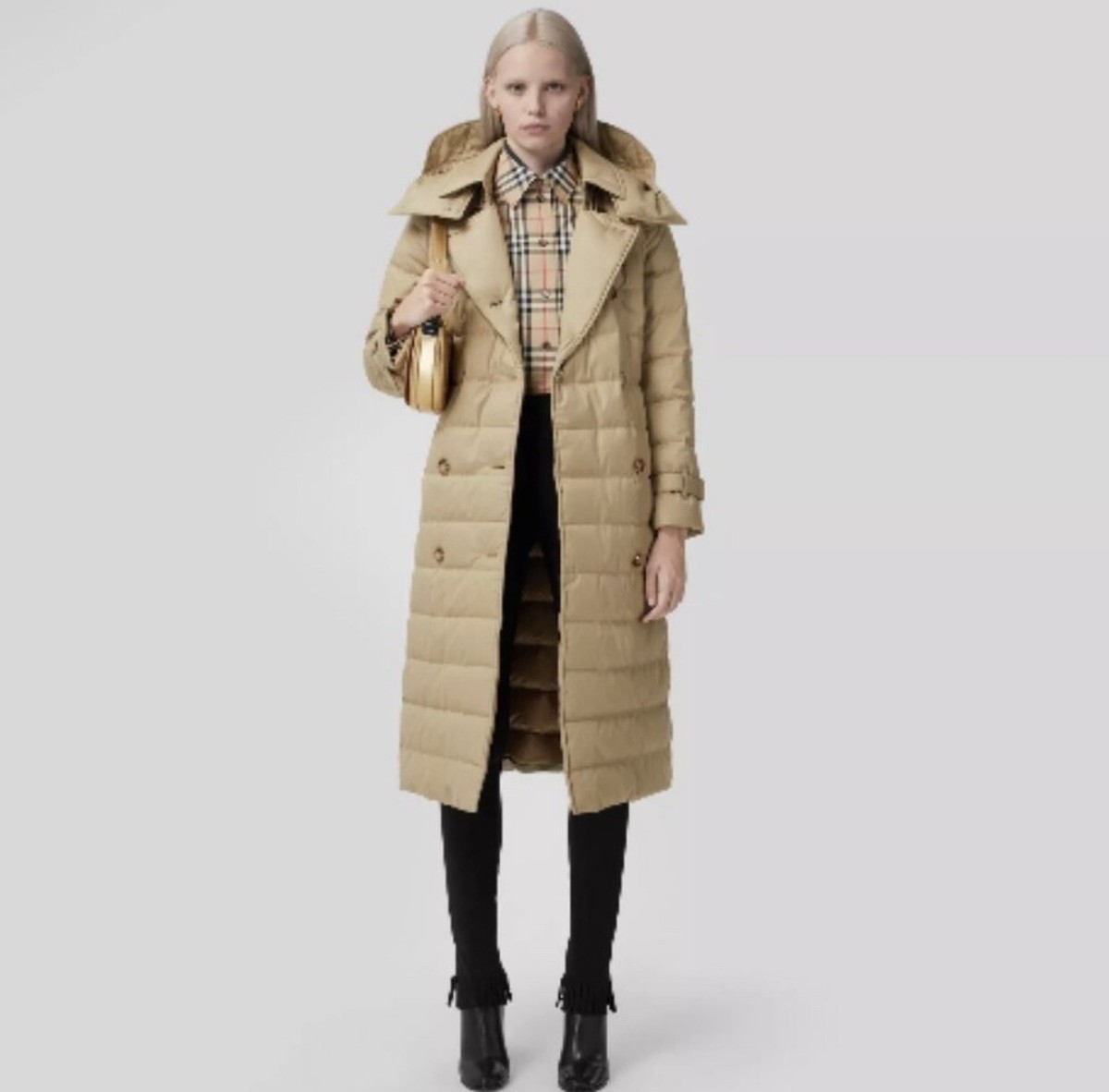 【BURBERRY】DETACHABLE HOOD DOWN-FILLED COAT Burberry Detachable Hood Nylon Down-filled Coat | eBay