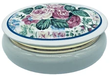 PS Limited Music Jewelry Trinket Box Ceramic 1988 Unchained Melody Sebastian