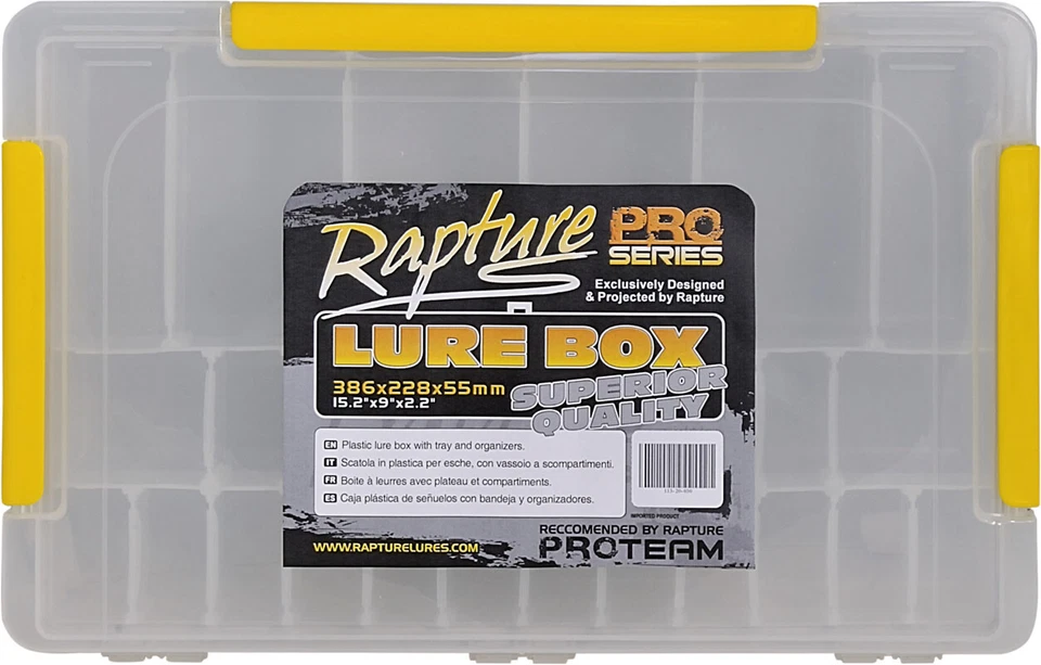 scatola porta artificiali Rapture con chiusura ermetica soft lure friendly - Immagine 4 di 4