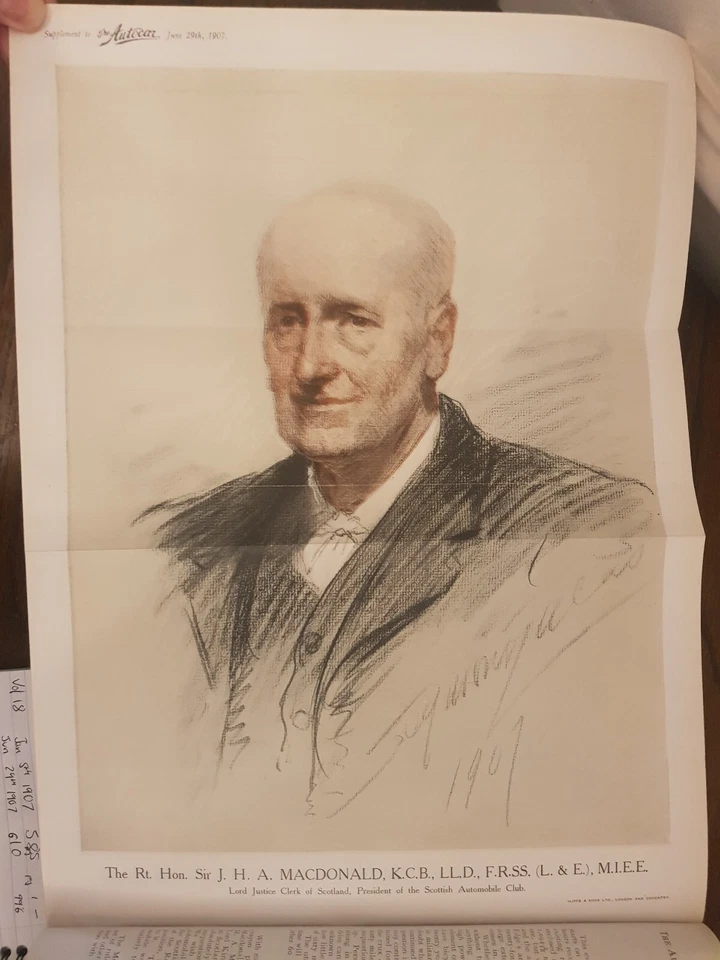 1907 THE AUTOCAR JOURNAL MECHANICAL CARS CAR TRANSPORT BROOKLANDS RAC IOM TT 18 - Image 3 of 4