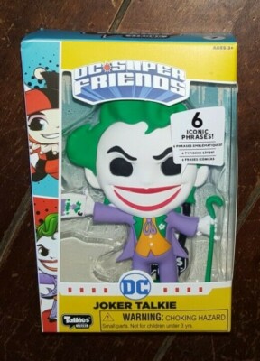 Talkies DC Super Heroes: #6 JOKER TALKIE *6 Iconic Phrases* Display or Tag! 