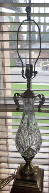 Vintage Waterford Westfield With Sticker Crystal Lamp