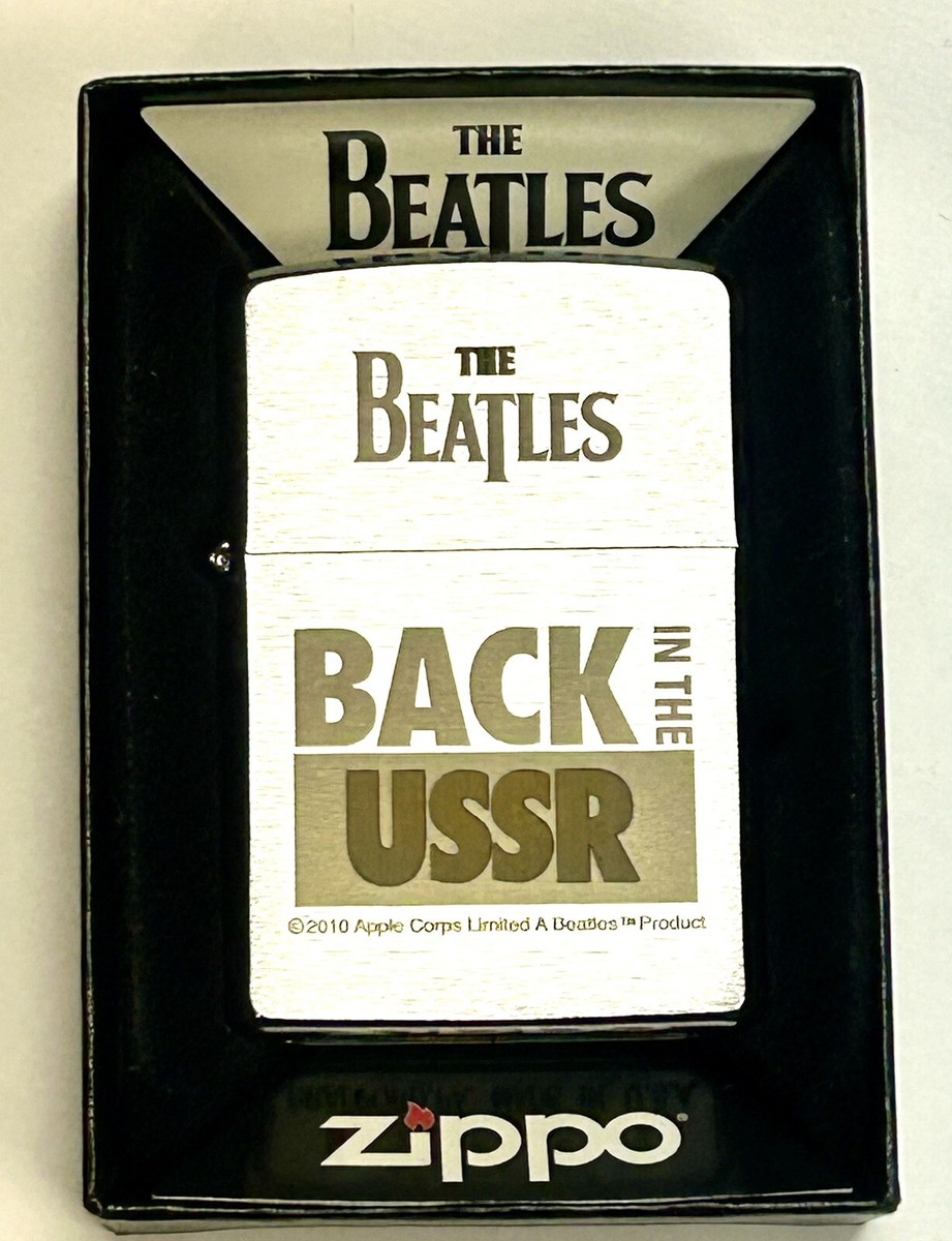 The Beatles Zippo Lighter Back In The USSR Extremely Rare