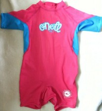 O'Neill Ozone Toddler Spring Girls 50 UV Block Pink/Blue Size 1