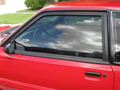 1987-93 FORD MUSTANG DRIP RAIL MOLDING PAIR HATCHBACK COUPE WINTER ICE FOX SALE!