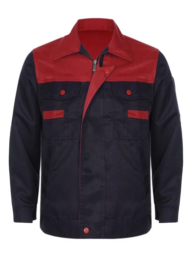 Women Men Long Sleeve Work Coat Pocket Shirts Workshop Mechanic Uniform Workwear - Bild 8 von 104