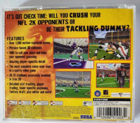 NFL 2K (Sega Dreamcast, 1999)