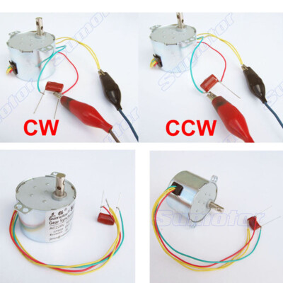 CHANCS 50KTYZ Motoriduttore AC 220V 1RPM CW/CCW Magnete