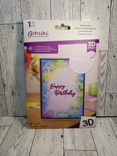 Crafters Companion  Swirling Lace 3D embossing folder 1pc new 5" x 7"