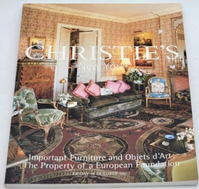 Christie's NY Important Furniture/ Objects D'Art -Oct. 18, 2002